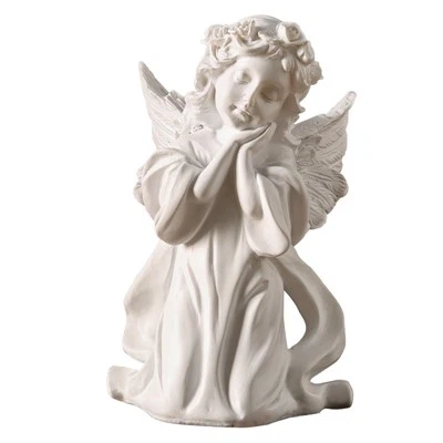 Ornamento di angelo in resina