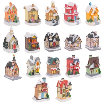 Ornamenti natalizi in famiglia in resina